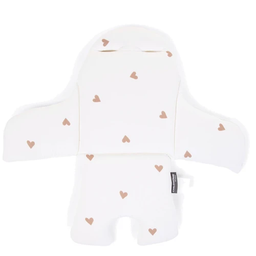 Подушка к стулу для кормления Childhome Evolu hearts (CHEVOSCJOH): Материал текстиль