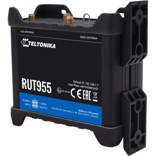 Маршрутизатор Wi-Fi Teltonika RUT955 (RUT9550033B0): Тип антенны внешняя