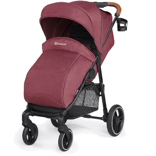 Прогулочная коляска Kinderkraft Grande 2020 Burgundy (KKWGRANBRG000N) фото 9