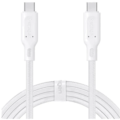 Кабель Spigen Cable USB-C to USB-C DuraSync 60W 1.5m White (000CA25703)