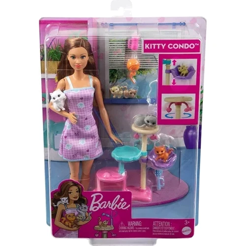 Игровой набор Barbie с котятами (HHB70)