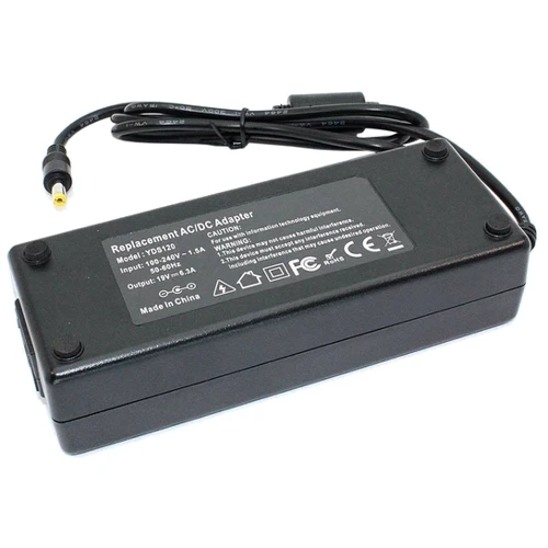Зарядное устройство Toshiba 120W 19V 6.3A 5.5x2.1mm YDS120 OEM (79457)