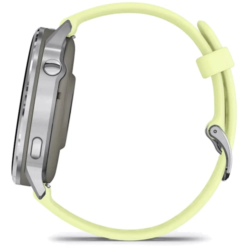 Смарт-часы Garmin Venu 4 45mm Silver with Citron Silicone Band (010-03014-02)