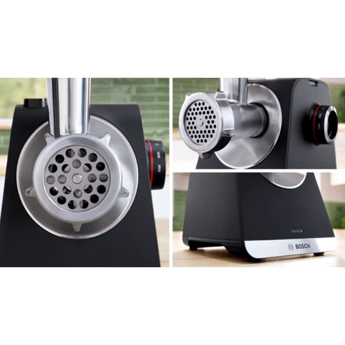 Мясорубка Bosch MFWS682B: Лоток есть