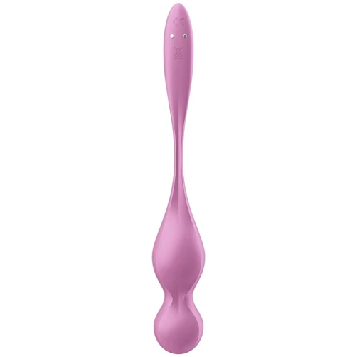 Вагинальные шарики с вибрацией Satisfyer Love Birds 1 Connect App Pink