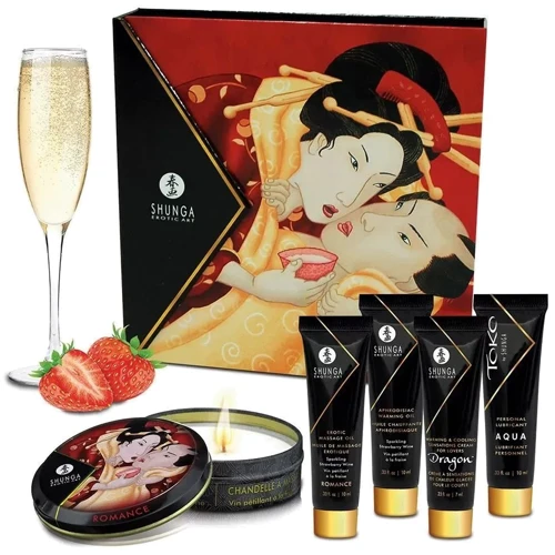 

Набор интимной косметики Shunga Geisha Secrets Sparkling Strawberry Wine