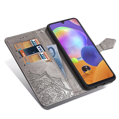 Аксессуар для смартфона Mobile Case Book Cover Art Leather Grey for ZTE Blade A7 Fingerprint: Тип чехол-книжка