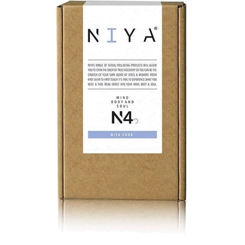 Мини-вибромассажер для пар NIYA 4, база для зарядки с подсветкой
