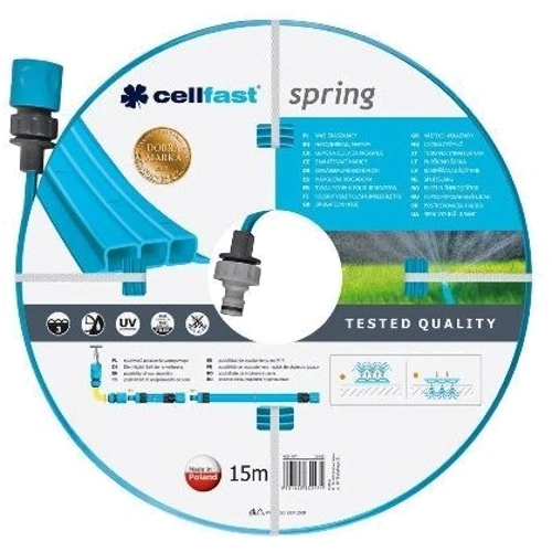 Дождеватель Cellfast садовый перфорированный трехканальный Spring 15m (19-022)