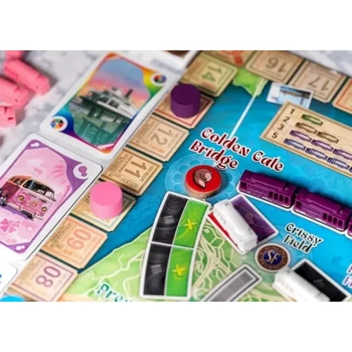 Настольная игра Days of Wonder Билет на поезд: Сан-Франциско (Ticket to Ride: San Francisco): Возраст от 8-ми лет