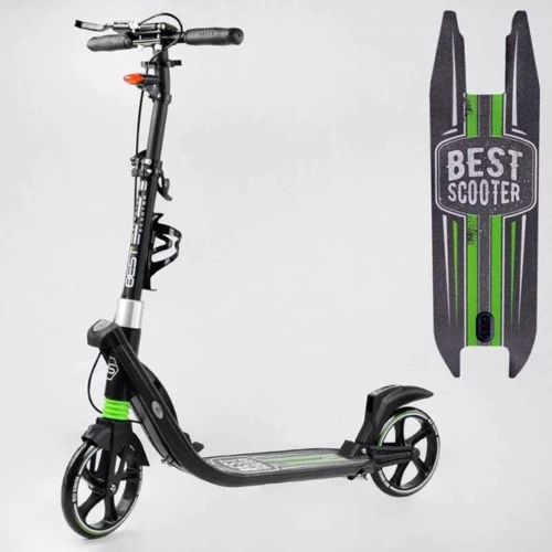 Самокат алюминиевый Best Scooter зеленый (L-22066)