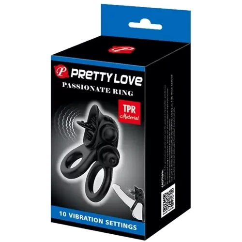 Эрекционное вибро кольцо Pretty Love Passionate Ring, BI-210239