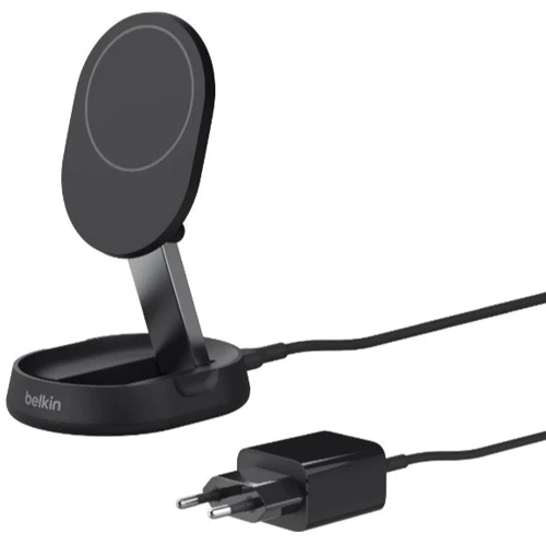 Зарядное устройство Belkin Wireless Charger Magnetic Stand 15W Black (WIA008VFBK) for iPhone 16 I 15 I 14 I 13 I 12 series фото 5