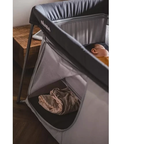 Манеж-ліжко 3 в 1 Beaba сірий (946001)