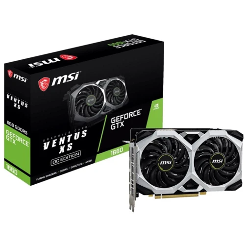 Видеокарта MSI GeForce GTX 1660 VENTUS XS 6G OC
