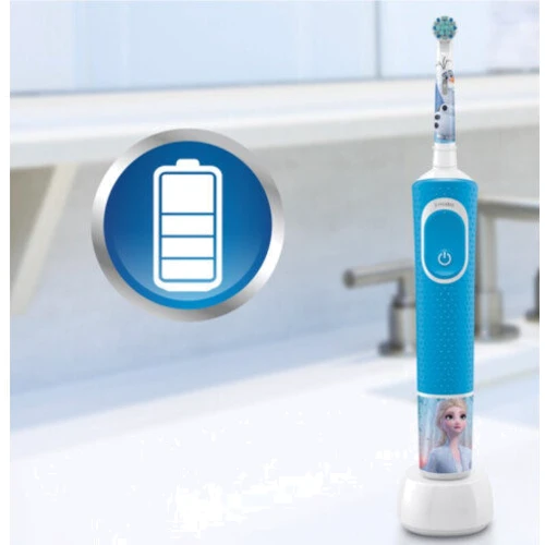 Зубная щетка Braun Oral-B D100.413.1 Frozen II + Vitality D100.410.2K (Family Edition): Технология чистки возвратно-вращательная