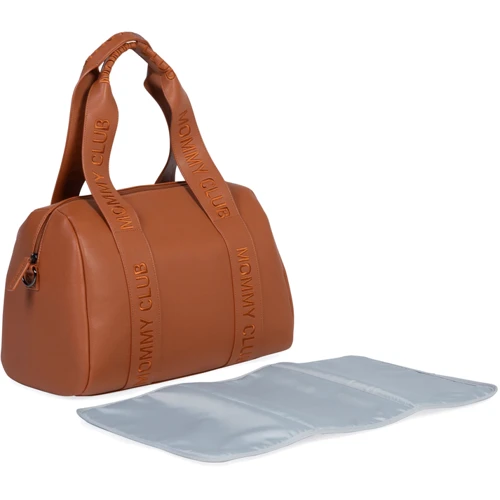 Сумка Childhome Mommy Club Signature Vegan Leather Brown (CWMCSLBR)