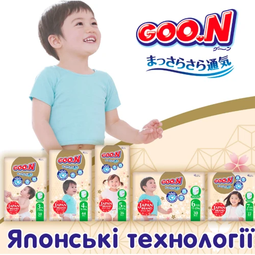 Трусики-підгузки Goo.N Premium Soft для дітей 15-25 kg розмір 6(XXL) унісекс 60 шт. (F1010101-159-2) фото 8