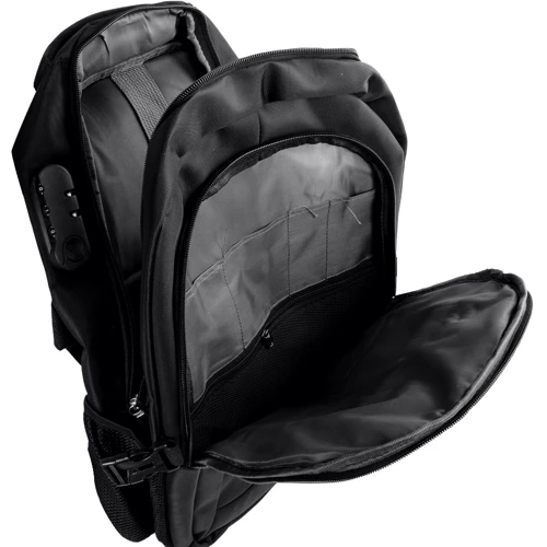 Мужской рюкзак Valiria Fashion черный (DETAB8083-2): Фактура Матовая, Тканая