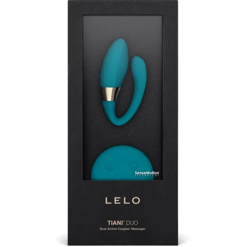 Вібратор для пар LELO Tiani Duo Ocean Blue, 2 мотори, пульт ДУ