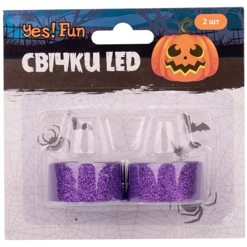 Набор свечей Yes! Fun Хэллоуин 4х2 см 2 шт. LED (973691) фото 1