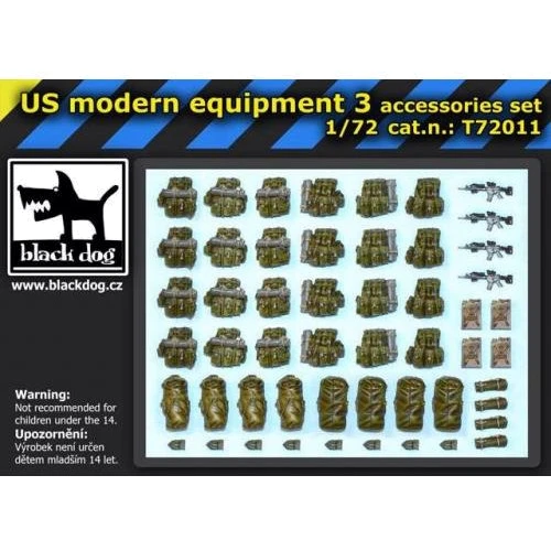 Американське сучасне обладнання Blackdog набір 3 BDOG72011