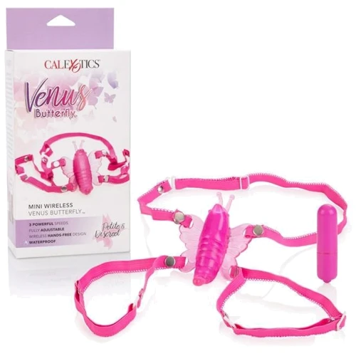 Вибратор клиторальный Micro Wireless Venus Butterfly, 8x2.5 см, розовый