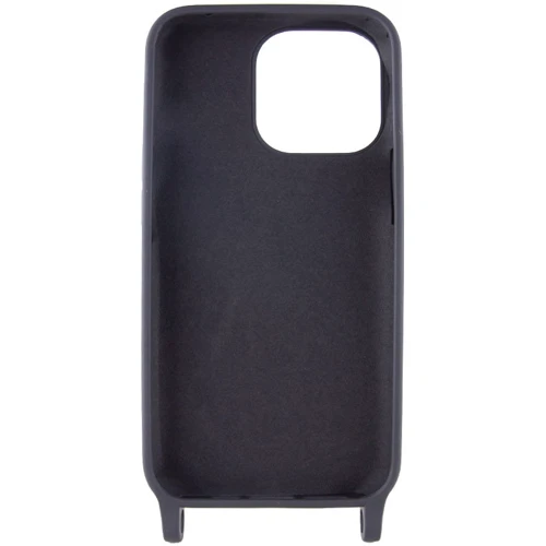 Чехол для iPhone TPU Case two straps California Black for iPhone 13 Pro Max: Материалы Термополиуретан