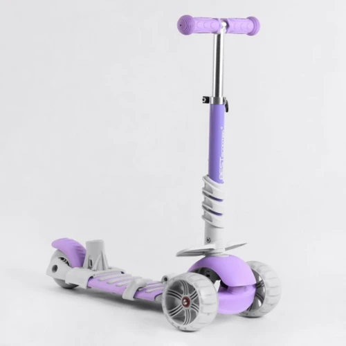 Самокат Best Scooter фиолетовый (B-4125): Материал колес полиуретан