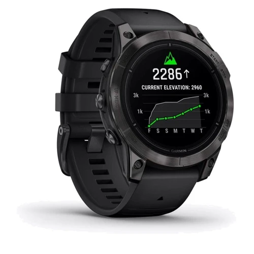 Смарт-часы Garmin Epix Pro (Gen 2) 47mm Sapphire Carbon Grey DLC Titanium with Black Band (010-02803-11): Время работы до 16 дней