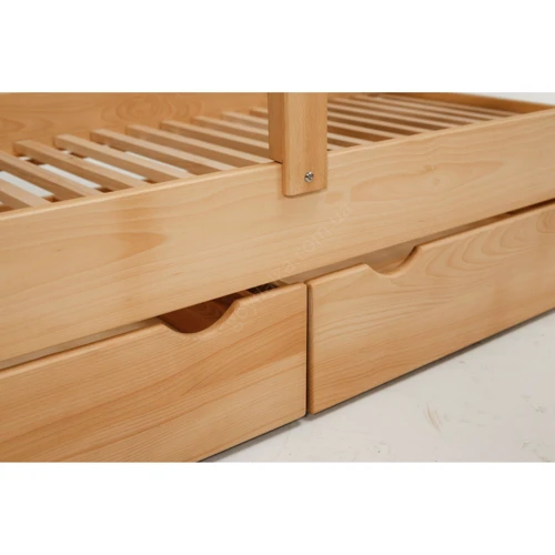 Кровать AURORA подростковая с ящиками (800x1900) (бук)