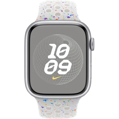 Apple 45mm Pure Platinum Nike Sport Band - M/L (MUV13ZM/A): Совместимость Apple Watch 49mm, Apple Watch 45mm, Apple Watch 44mm, Apple Watch 42mm