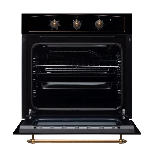 Духова шафа електрична Borgio OVR 106.02 Antrasit Rustic: Об'єм, л 66