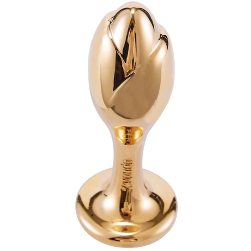 Анальная пробка LOCKINK Sevanda White Pony-Tail Anal Rose-shape Plug