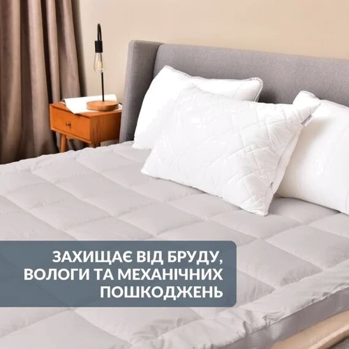 Наматрасник IDEIA Дабл антиаллергенный суперплотный 160x200 см (4820227285907)