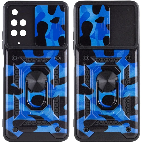 Аксессуар для смартфона Mobile Case Camshield Serge Ring Camo Army Blue for Xiaomi Redmi Note 11 (Global) /Xiaomi Redmi Note 11S