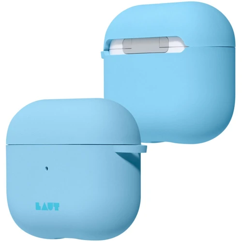 Чохол для навушників LAUT Huex Pastels Baby Blue (L_AP4_HXP_BL) для Apple AirPods 3 фото 2