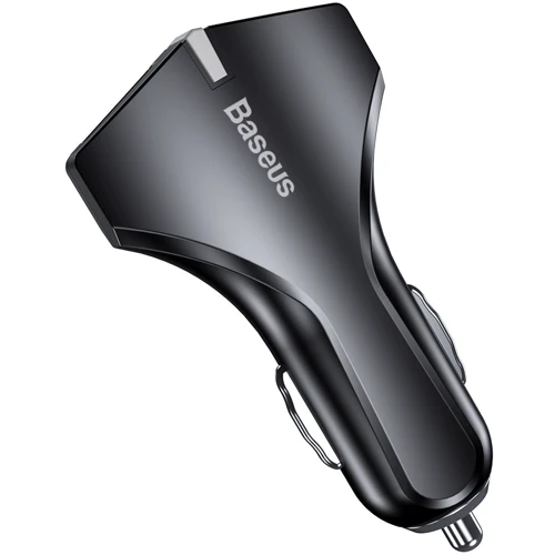 Зарядное устройство Baseus USB Car Charger Small Rocket QC3.0 2xUSB 3A Black (CCALL-RK01): Сила тока 2.4А и более