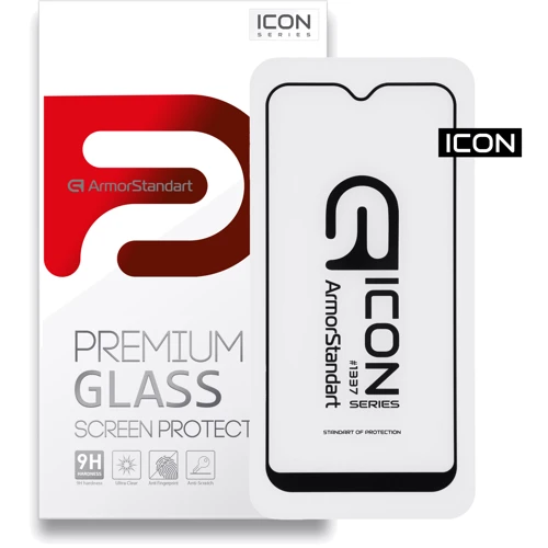 Аксесуар для смартфона Armorstandart Tempered Glass Icon Black for Samsung A015 Galaxy A01 (ARM56125-GIC-BK)