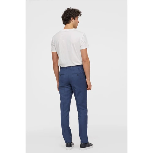 Штани H & M 3917507 54 сині: Фасон Завужені