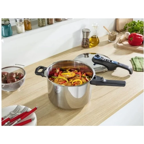 Скороварка Tefal Secure Trendy 8 л с паровой корзинкой (P2584401)