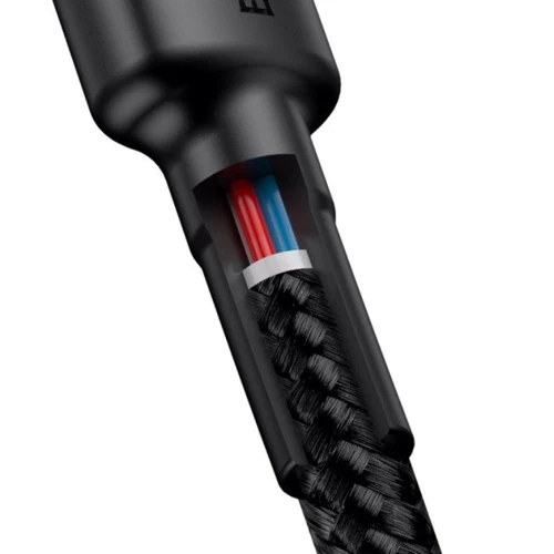Кабель Baseus Cable USB-C to USB-C Cafule 2m Black (CATKLF-HG1) фото 4
