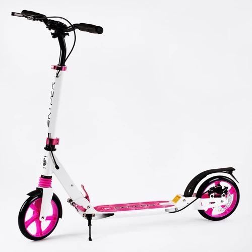 Двухколесный самокат Skyper Genesis White and pink (116422)