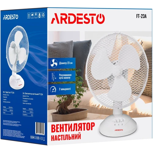 Вентилятор Ardesto FT-23A фото 6