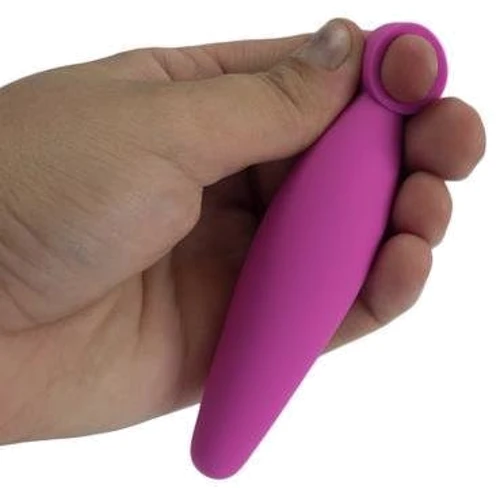 Анальный стимулятор Climax Anal Finger Plug, 8.8x2.5 см, розовый