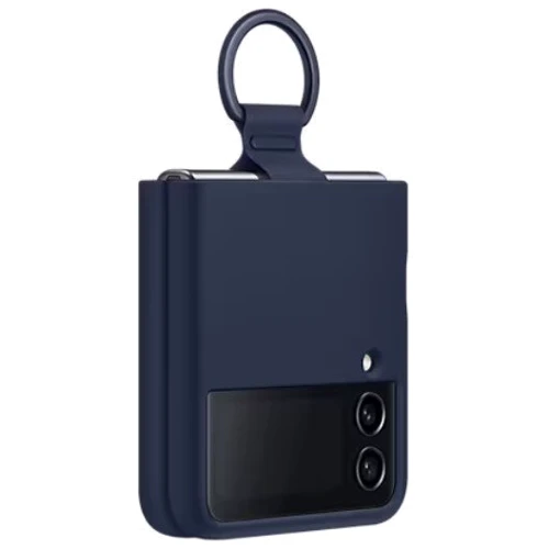 Аксесуар для смартфона Samsung Silicone Cover with Ring Navy Blue для Samsung F721 Galaxy Flip 4 (EF-PF721TNEGWW): Сумісність Samsung F721 Galaxy Flip 4