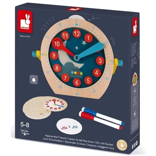 Развивающая игрушка Janod учимся называть время (J05076)