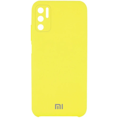 Аксессуар для смартфона Mobile Case Silicone Cover Shield Camera Bright Yellow for Xiaomi Redmi Note 10 5G / Poco M3 Pro / Poco M3 Pro 5G