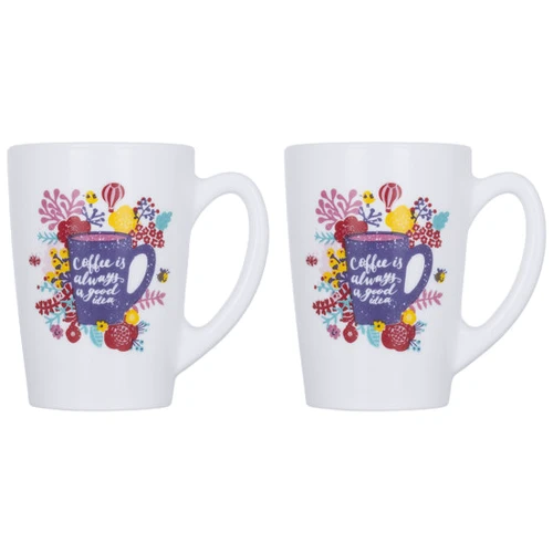 Набір чашок Luminarc New Morning Coffe Is Always A Good Idea 2х320 мл (P5148): Тип набір чашок