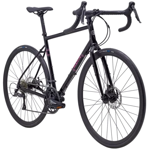 Велосипед Marin NICASIO рама - 52см 2023 Gloss Black/Pink: Материал рамы Хром-молибден